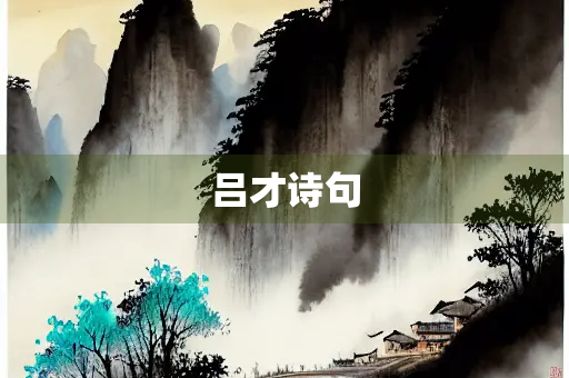 吕才诗句