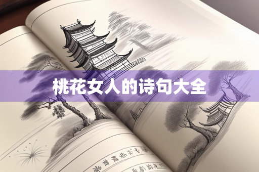 桃花女人的诗句大全