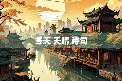 冬天 天晴 诗句