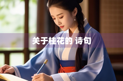 关于桂花的 诗句