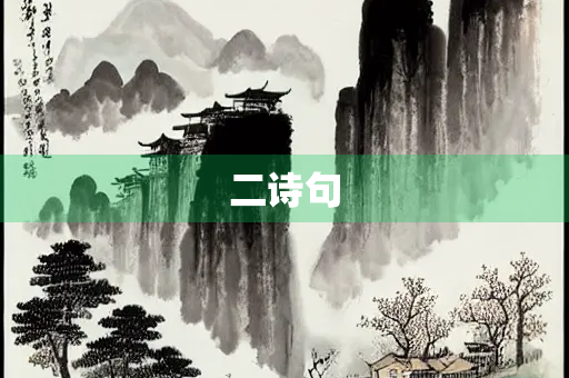 二诗句