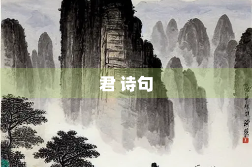 君 诗句