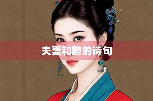 夫妻和睦的诗句