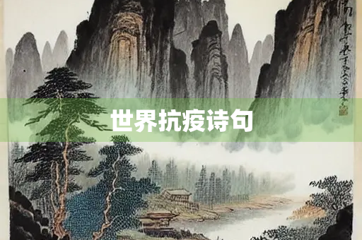 世界抗疫诗句