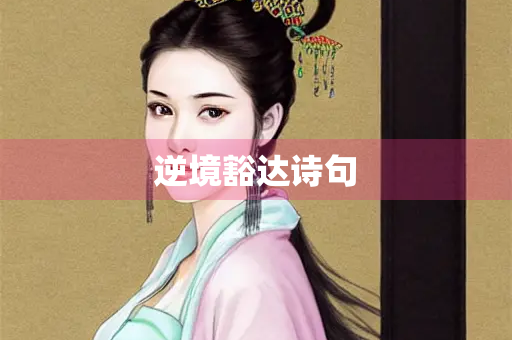 逆境豁达诗句 逆境豁达诗句