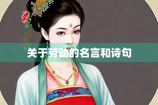 关于劳动的名言和诗句