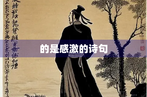 的是感激的诗句