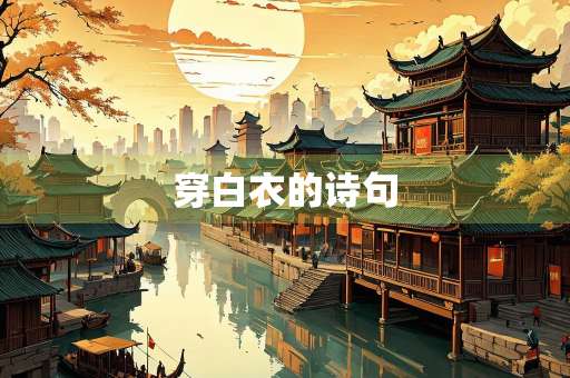 穿白衣的诗句 穿白衣的诗句