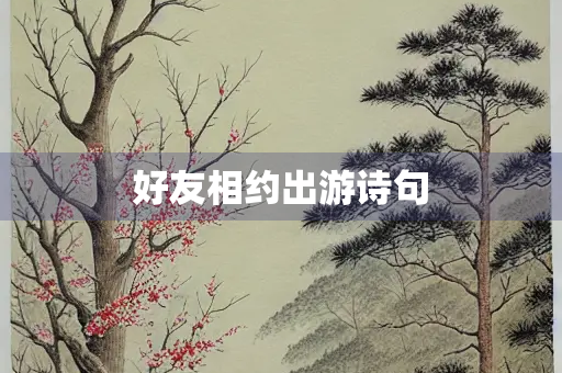 好友相约出游诗句