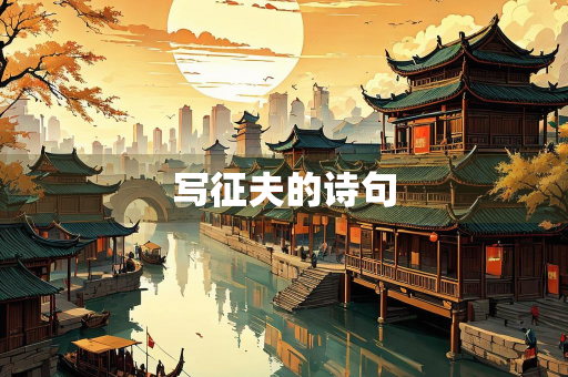 写征夫的诗句