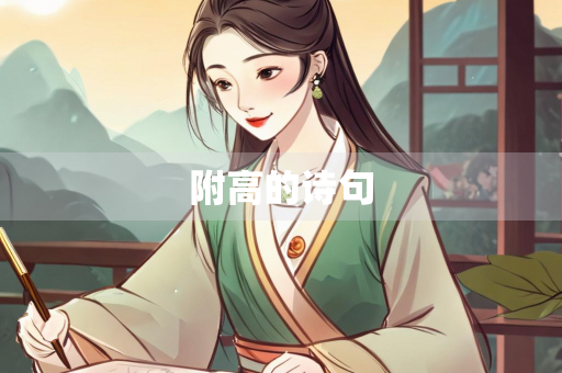 附高的诗句