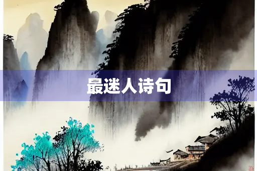 最迷人诗句