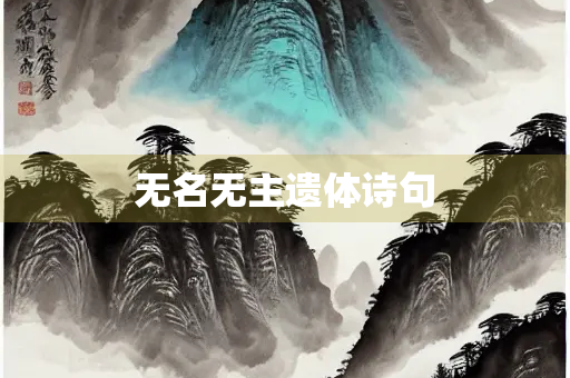 无名无主遗体诗句
