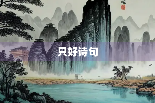 只好诗句