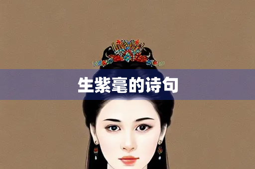 生紫毫的诗句