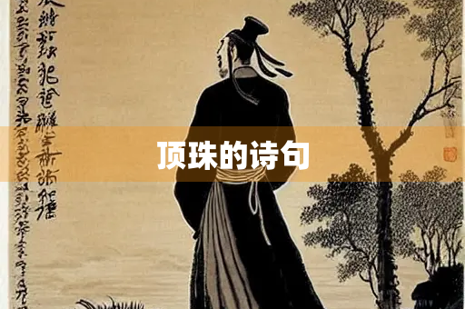 顶珠的诗句