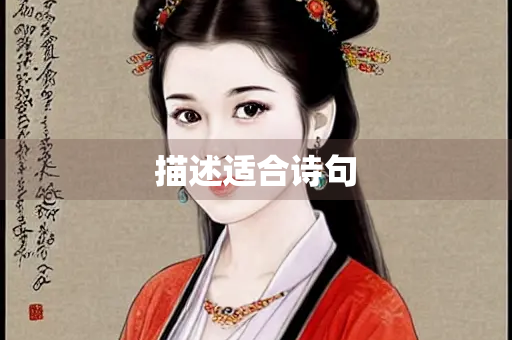 描述适合诗句