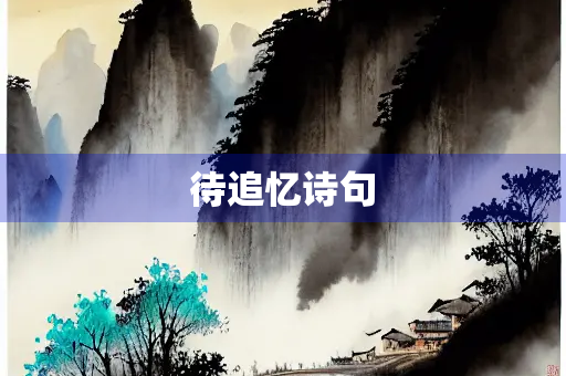 待追忆诗句