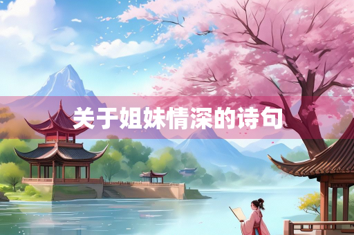 关于姐妹情深的诗句