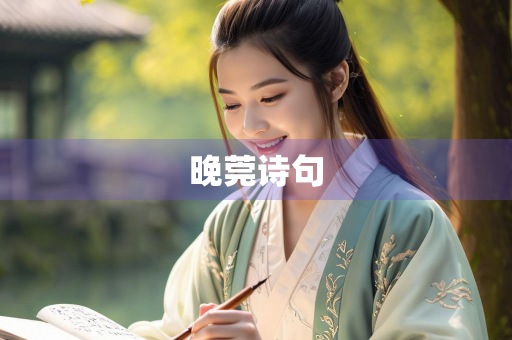 晚莞诗句