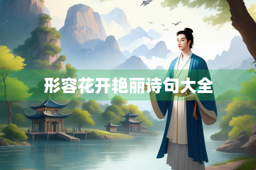 形容花开艳丽诗句大全