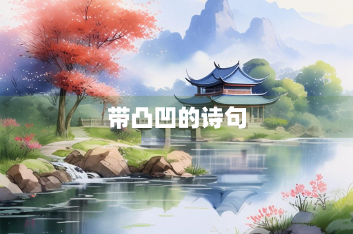 带凸凹的诗句 带凸凹的诗句