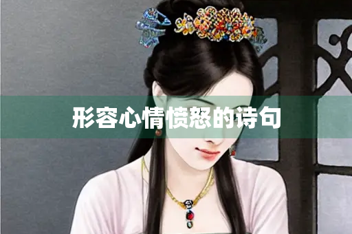 形容心情愤怒的诗句 形容心情愤怒的诗句