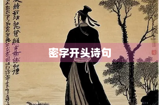 密字开头诗句