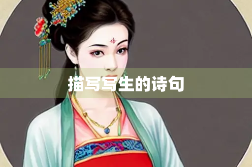 描写写生的诗句