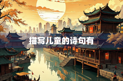描写儿童的诗句有