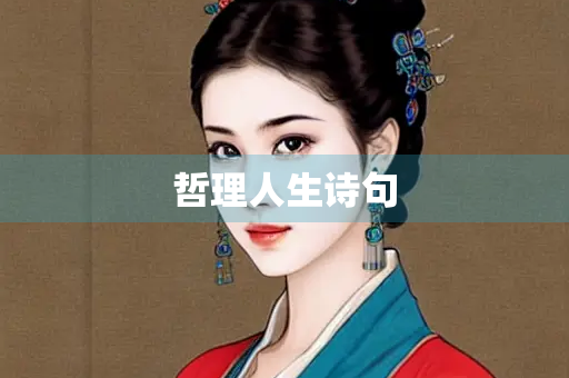 哲理人生诗句 哲理人生诗句