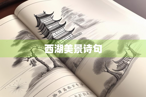 西湖美景诗句 西湖美景诗句