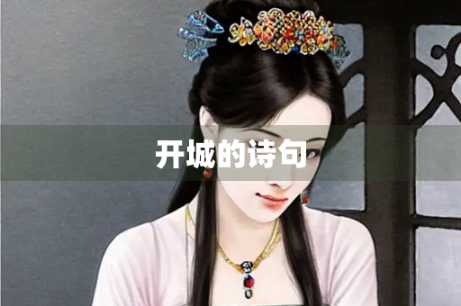 开城的诗句