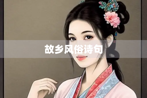 故乡风俗诗句