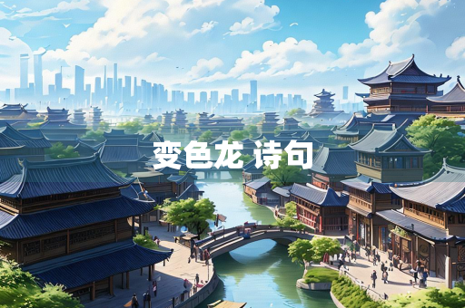 变色龙 诗句