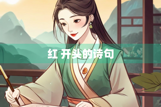 红 开头的诗句