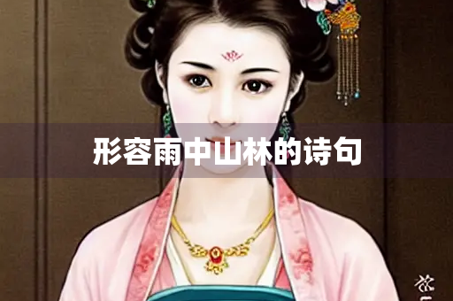 形容雨中山林的诗句