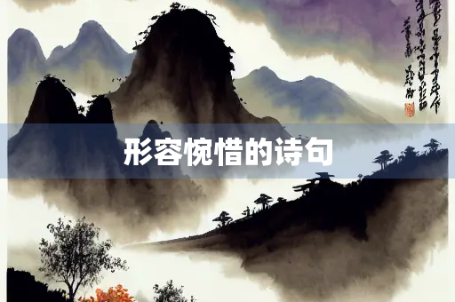 形容惋惜的诗句