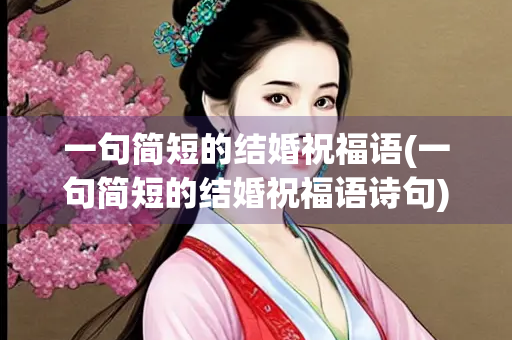 一句简短的结婚祝福语(一句简短的结婚祝福语诗句)