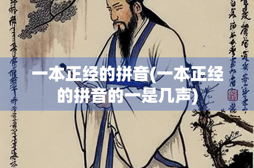 一本正经的拼音(一本正经的拼音的一是几声)