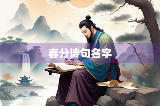 春分诗句名字