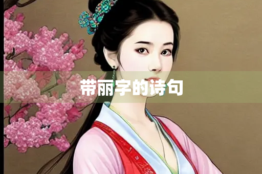 带丽字的诗句 带丽字的诗句