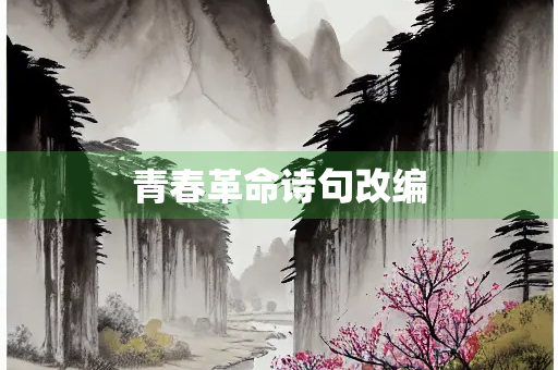 青春革命诗句改编