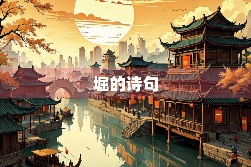 堀的诗句 堀的诗句