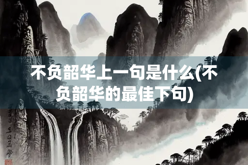 不负韶华上一句是什么(不负韶华的最佳下句) 不负韶华上一句是什么(不负韶华的最佳下句)