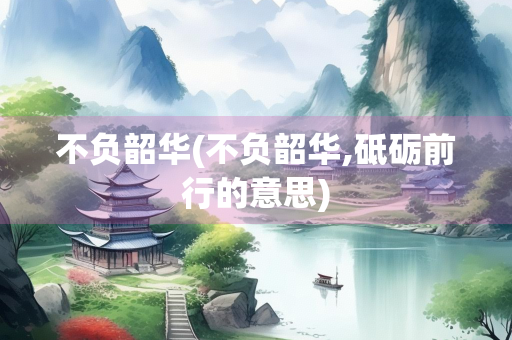 不负韶华(不负韶华,砥砺前行的意思)