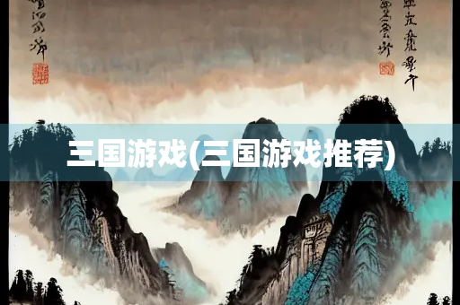 三国游戏(三国游戏推荐)