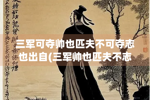 三军可夺帅也匹夫不可夺志也出自(三军帅也匹夫不志也出自翻译)