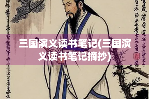 三国演义读书笔记(三国演义读书笔记摘抄)
