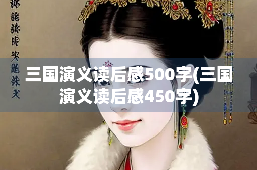 三国演义读后感500字(三国演义读后感450字)